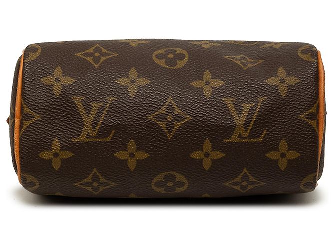 Louis Vuitton Brown Monogram Mini Speedy HL Castaño - vista 3