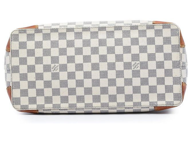 Louis Vuitton White Damier Azur Hampstead MM Bianco - vista 3