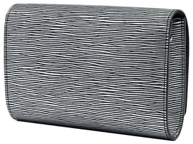 Louis Vuitton Gray Metallic Epi Louise PM Braun - Ansicht 2