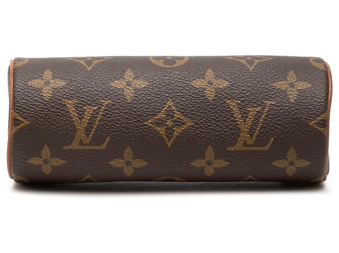 Louis Vuitton Brown Monogram Papillon Pochette Marrom - vista 3