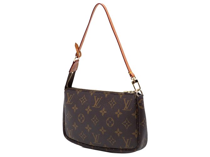 Louis Vuitton Brown Monogram Pochette Accessoires Marrom - vista 2