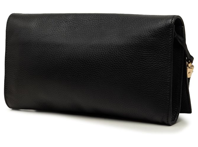 Clutch Gucci Soho Disco in pelle di vitello nera Nero - vista 2