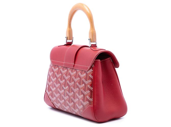 Goyard Red Mini Goyardine Saigon Souple Roja - vista 2