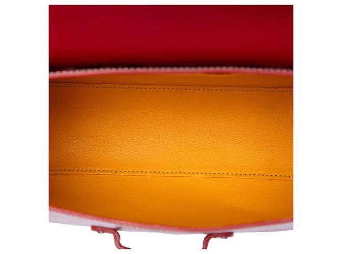 Goyard Red Mini Goyardine Saigon Souple Roja - vista 4