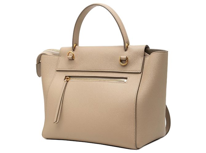 Belt Bag Céline Celine Gürteltasche aus Micro Grained Kalbsleder Beige - Ansicht 2