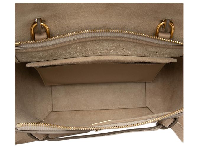 Belt Bag Céline Celine Gürteltasche aus Micro Grained Kalbsleder Beige - Ansicht 4