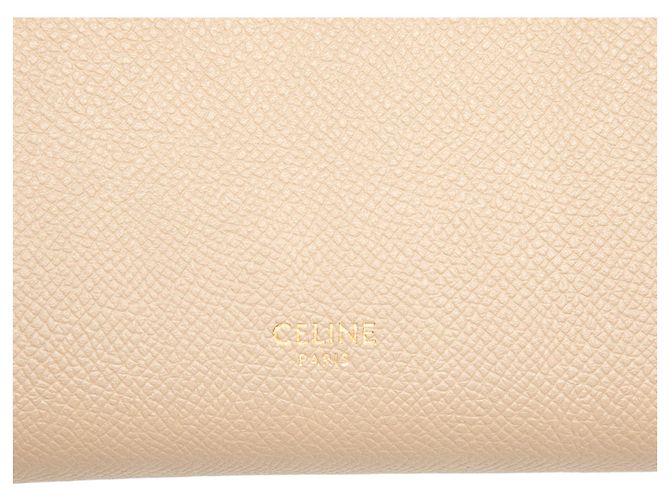 Belt Bag Céline Celine Gürteltasche aus Micro Grained Kalbsleder Beige - Ansicht 5