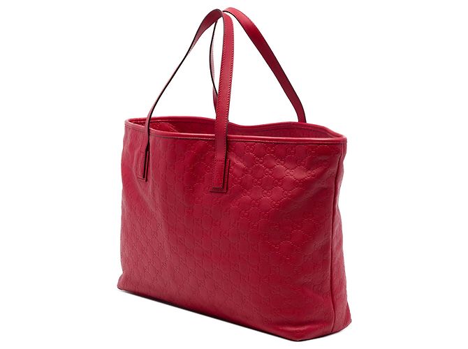 Bolso Tote Gucci Red Large Guccissima Roja - vista 2