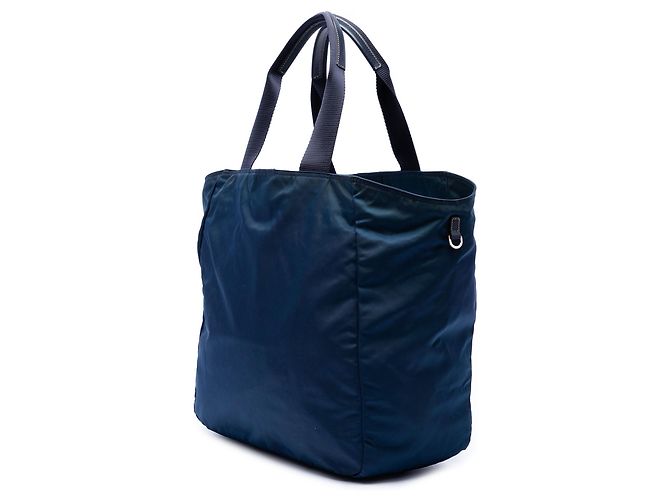 Sac à main Prada Blue Tessuto Bleu Bleu Marine - vue 2