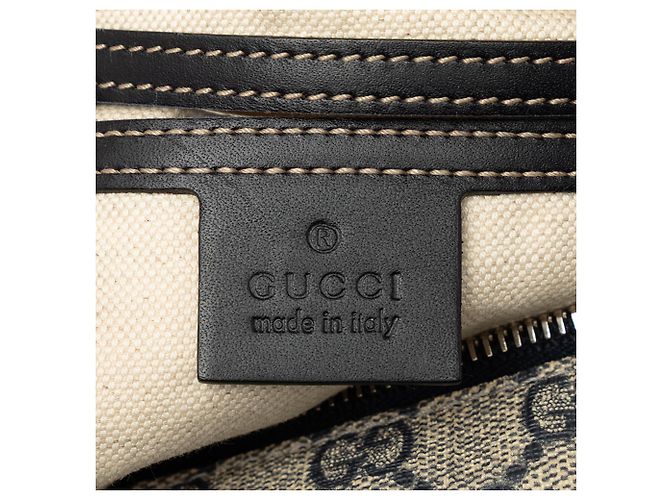 Borsa a tracolla Gucci Beige GG Supreme con doppia tasca - vista 6