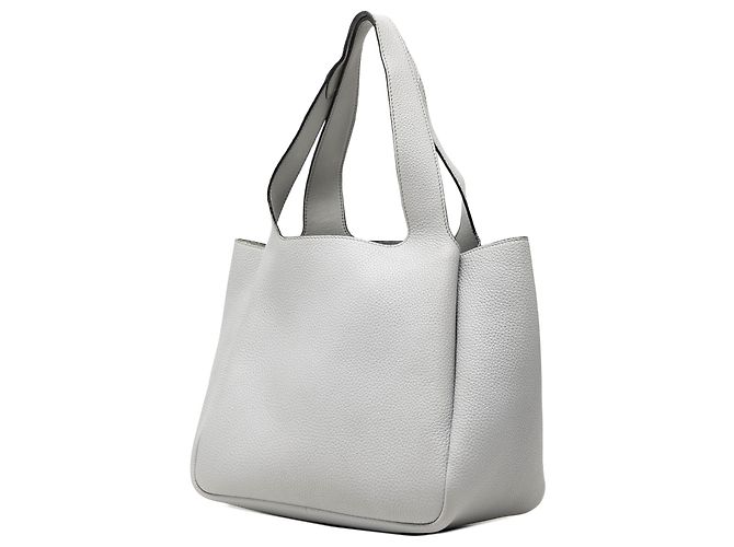 Bolso Prada Gray Small Vitello Daino Dynamique Castaño Gris - vista 2