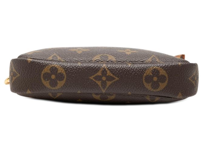 Louis Vuitton Brown Monogram Mini Pochette Accessoires Marrom - vista 3