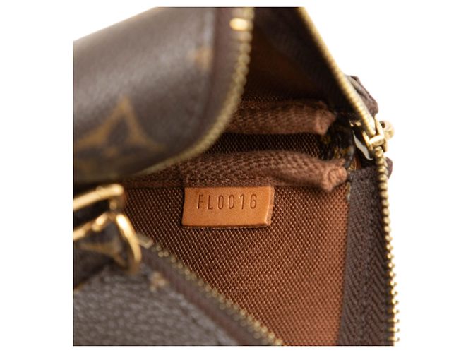 Louis Vuitton Brown Monogram Mini Pochette Accessoires Marrom - vista 5