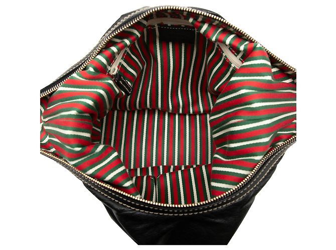 Borsa a tracolla Gucci New Britt in vitello nero - vista 4
