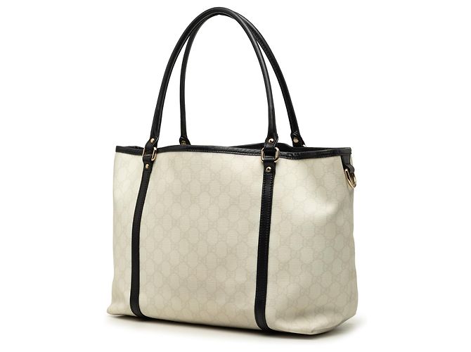 Borsa Tote Gucci White Medium GG Supreme Joy Tote Bianco Bianco sporco - vista 2