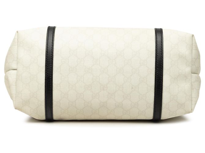 Borsa Tote Gucci White Medium GG Supreme Joy Tote Bianco Bianco sporco - vista 3