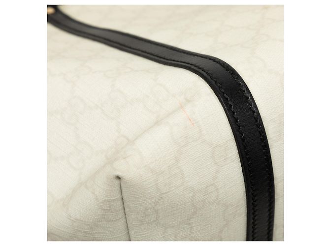 Borsa Tote Gucci White Medium GG Supreme Joy Tote Bianco Bianco sporco - vista 6