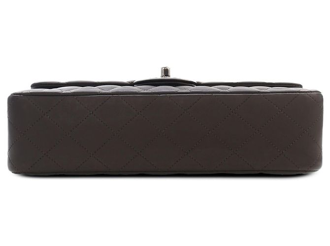 Chanel Brown Medium Classic Lambskin Double Flap Braun Dunkelbraun - Ansicht 3