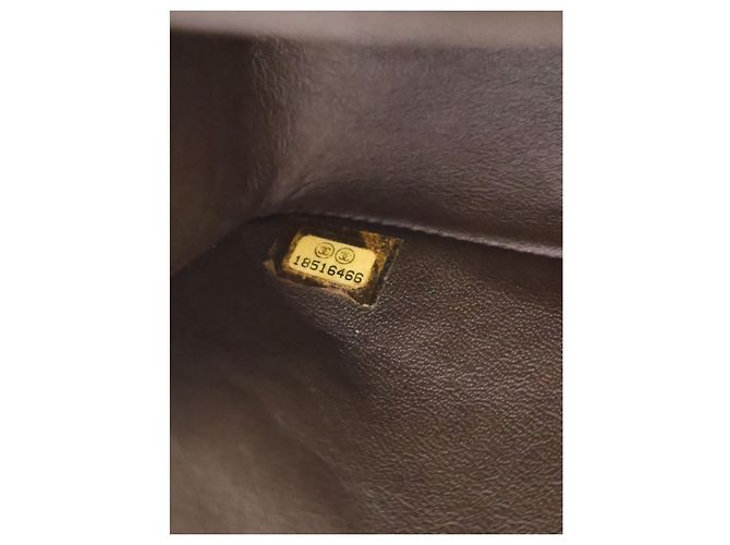 Chanel Brown Medium Classic Lambskin Double Flap Braun Dunkelbraun - Ansicht 5