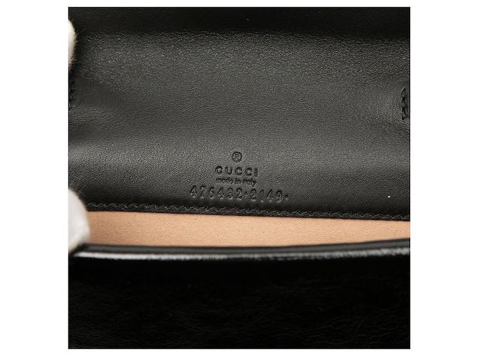Gucci Mini Dionysus Crossbody in velluto blu GG Blu scuro - vista 5