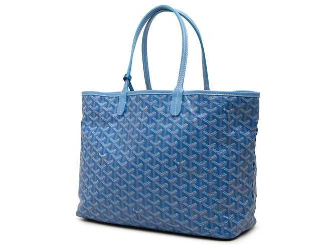 Goyard Blue Goyardine Saint Louis PM Blau Hellblau - Ansicht 2