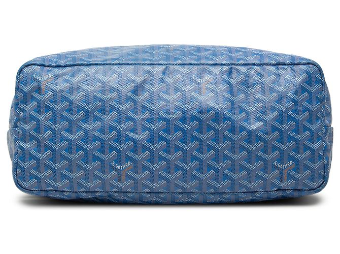 Goyard Blue Goyardine Saint Louis PM Blau Hellblau - Ansicht 3