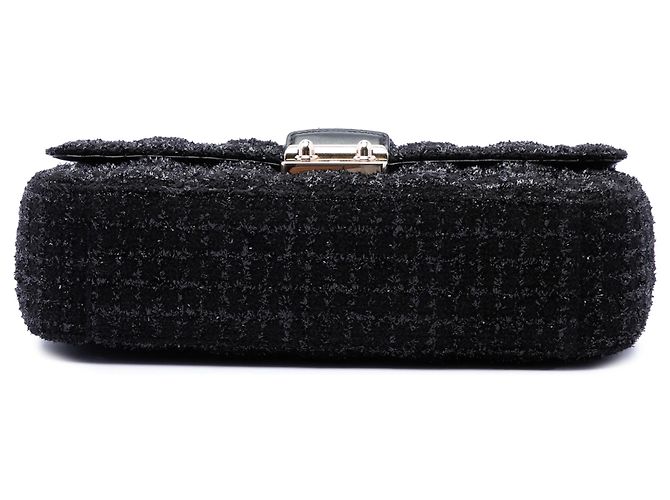 Autre Marque Dior Black Medium Tweed Cannage Miss Dior Flap Nero - vista 3