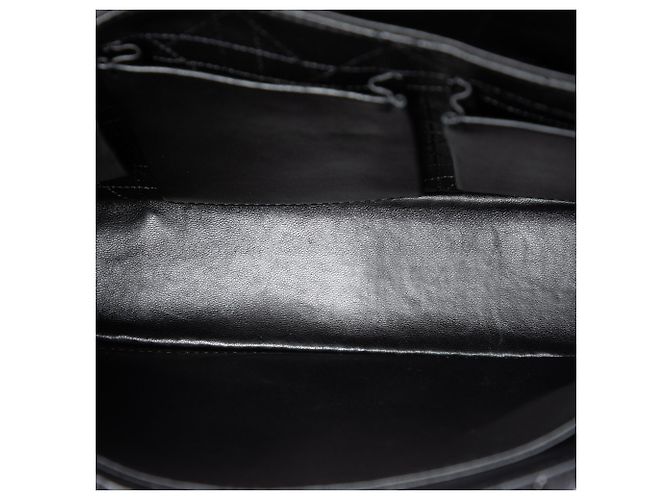 Autre Marque Dior Black Medium Tweed Cannage Miss Dior Flap Nero - vista 4