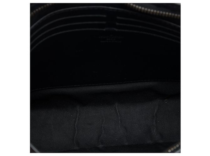 Louis Vuitton Black Monogram Eclipse Pochette Voyage MM Negro - vista 4