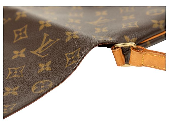 Louis Vuitton Brown Monogram Musette Salsa PM Long Strap Castaño - vista 6