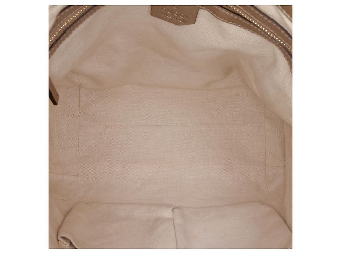 Borsa Satchel Bella Gucci in tela GG beige - view 4