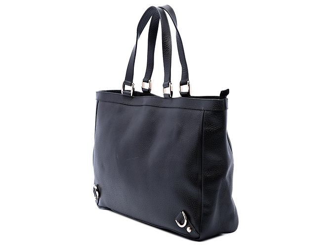 Tote Gucci Abbey D Ring in pelle di vitello nera Nero - vista 2