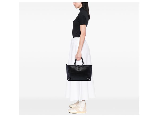Tote Gucci Abbey D Ring in pelle di vitello nera Nero - vista 6