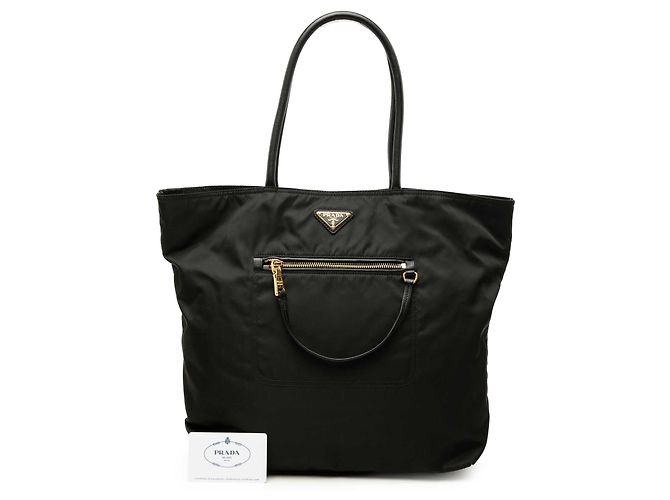 Prada Black Tessuto Tote - view 7