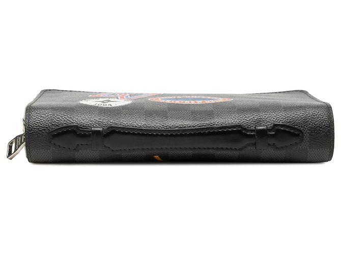 Cartera Louis Vuitton Black Damier Graphite LV League Zippy XL Negro - vista 3