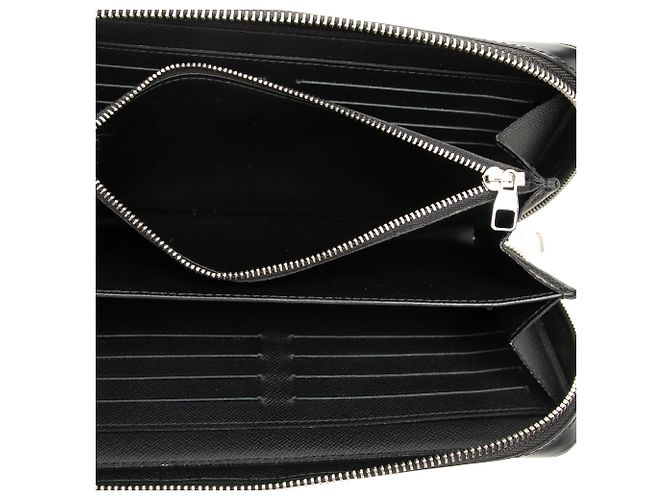 Cartera Louis Vuitton Black Damier Graphite LV League Zippy XL Negro - vista 4