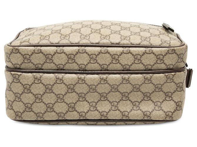 Borsa a tracolla Gucci Beige GG Supreme - vista 3