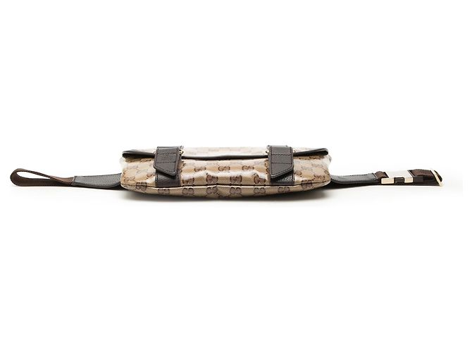 Bolso cinturón Gucci Beige GG Crystal - vista 3