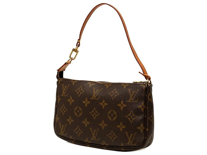 Louis Vuitton Brown Monogram Pochette Accessoires Marrom - vista 2