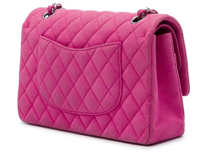 Chanel Pink Medium Classic Caviar Double Flap - view 2