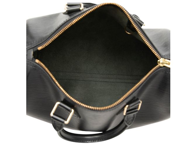 Louis Vuitton Black Epi Speedy 25 Negro - vista 4