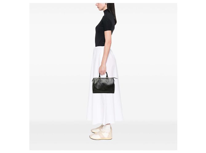 Louis Vuitton Black Epi Speedy 25 Negro - vista 9