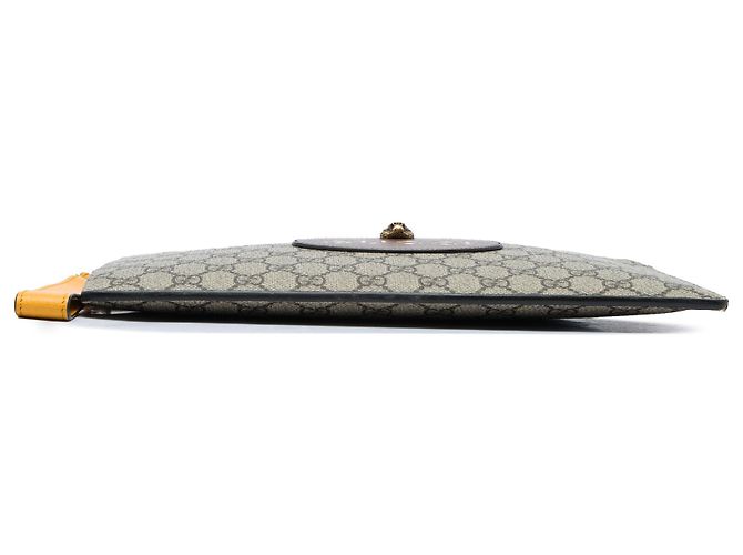 Clutch Gucci Beige GG Supreme Neo Vintage - vista 3