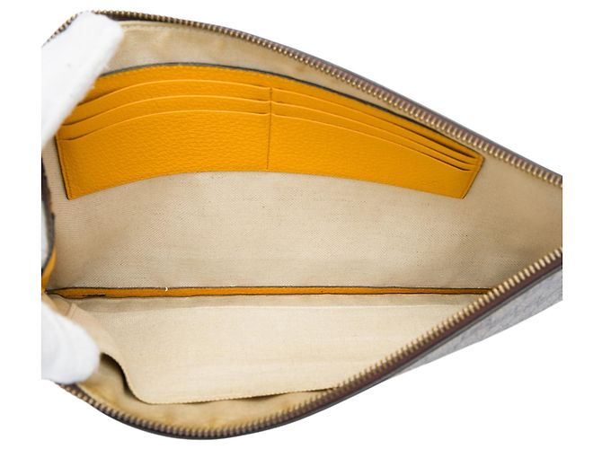 Clutch Gucci Beige GG Supreme Neo Vintage - vista 4