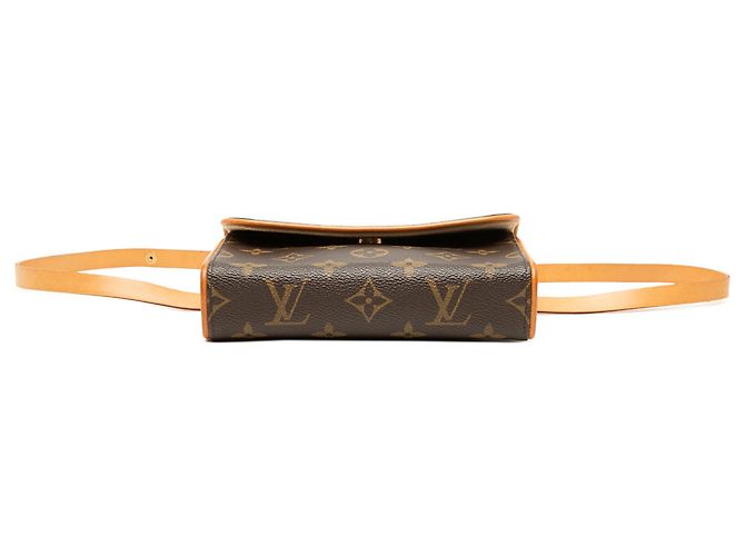 Louis Vuitton Brown Monogram Pochette Florentine Marrom - vista 3