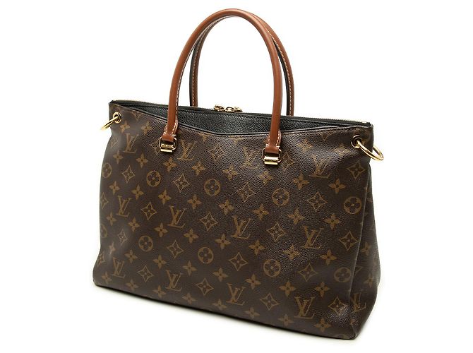 Louis Vuitton Brown Monogram Pallas MM Castaño - vista 2