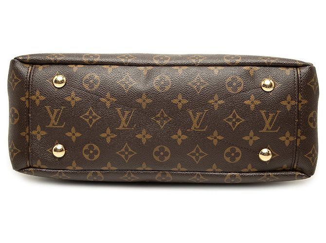 Louis Vuitton Brown Monogram Pallas MM Castaño - vista 3