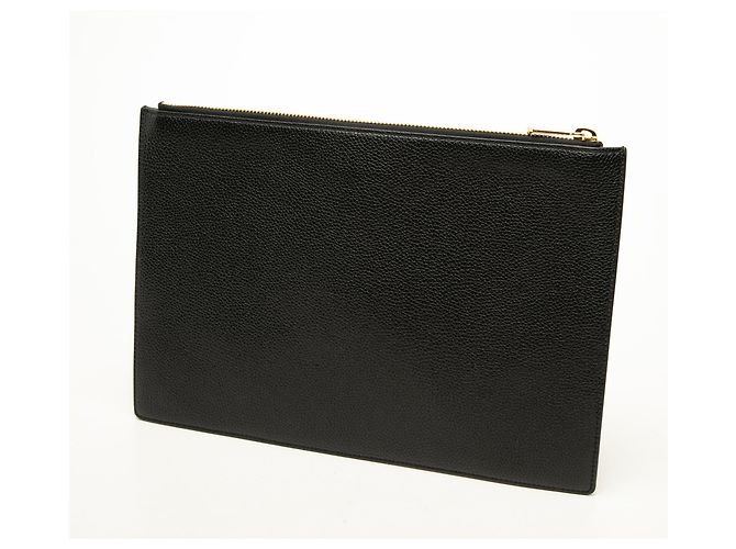 Pouch Zumi Gucci in pelle di vitello grana nera Nero - vista 2