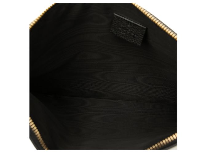 Pouch Zumi Gucci in pelle di vitello grana nera Nero - vista 4