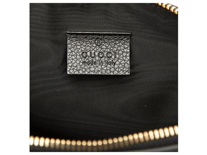 Pouch Zumi Gucci in pelle di vitello grana nera Nero - vista 5